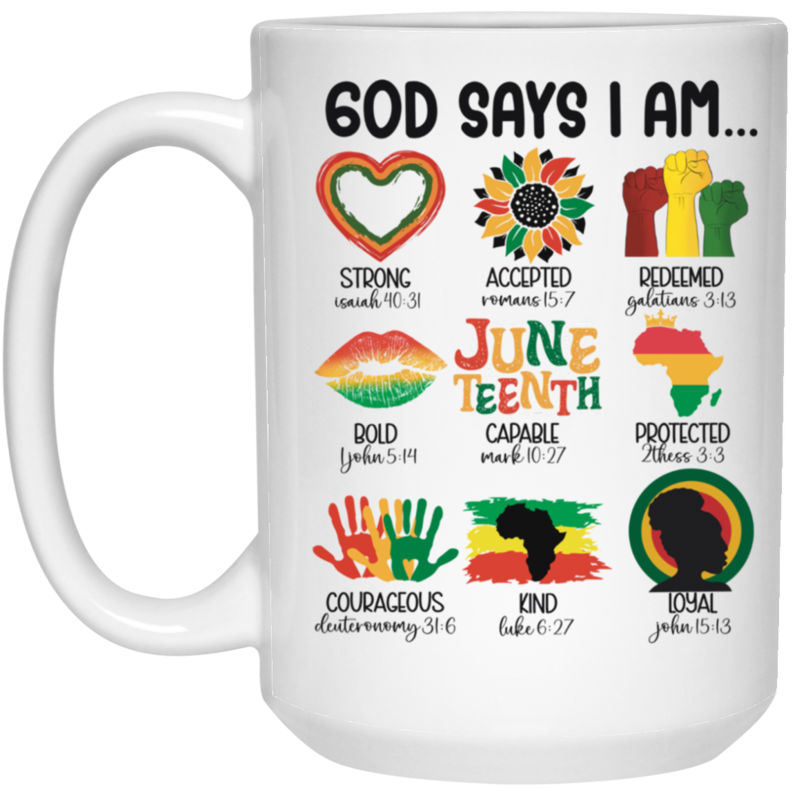 God Says 15 oz. Mug